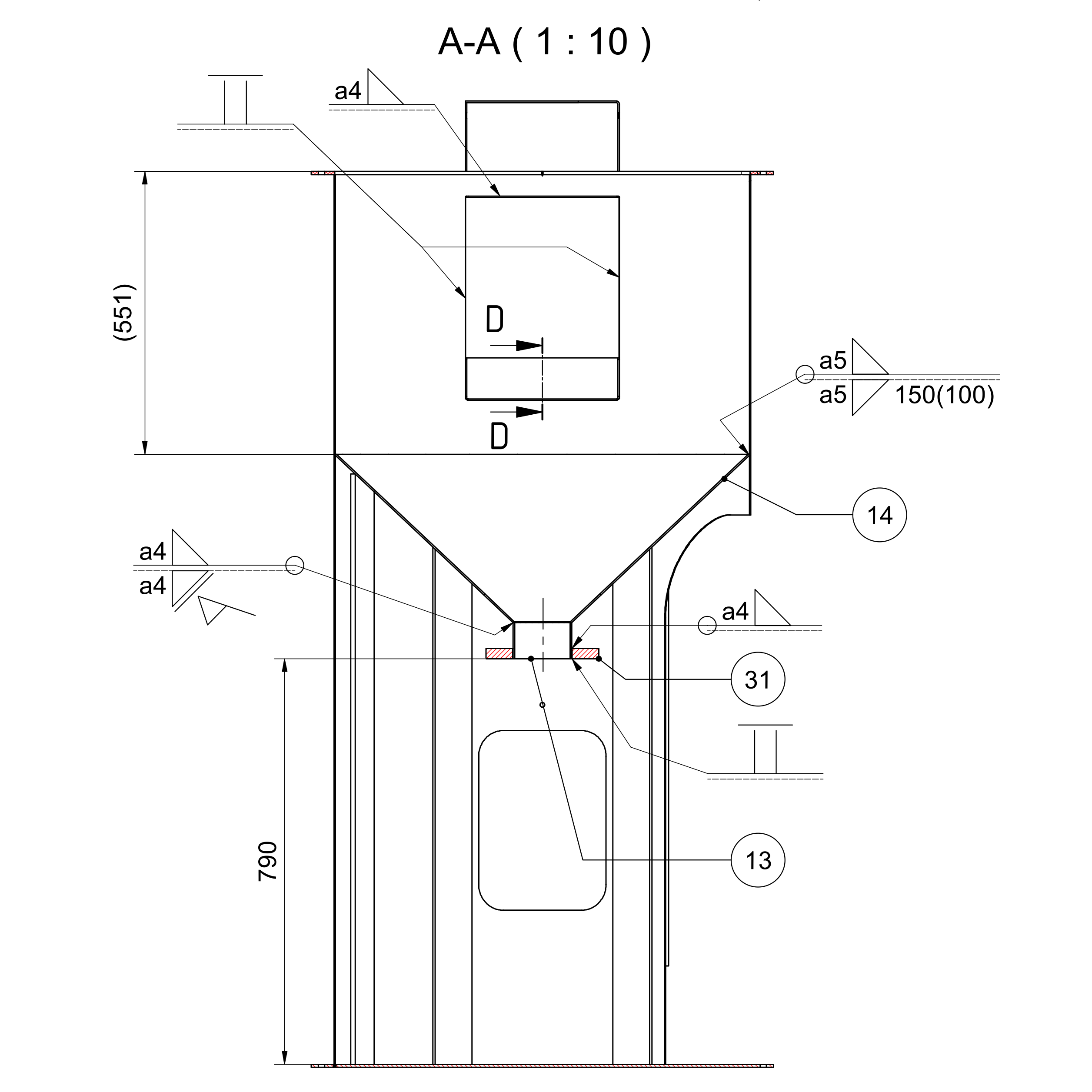 Edelstahl Grafitabscheider