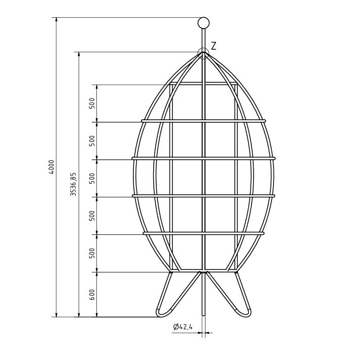 Klettergerüst Zeichnung