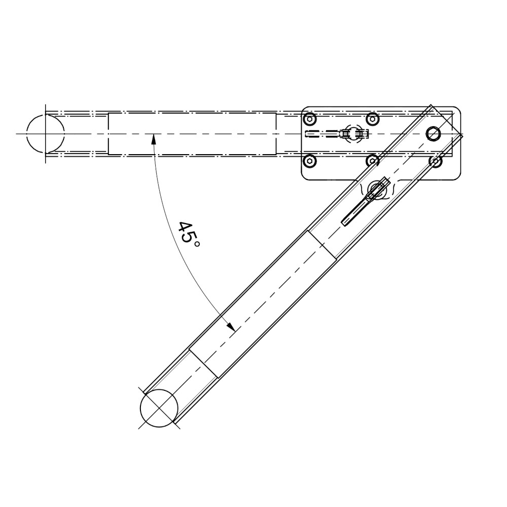 Unterfahrschutz Zeichnung